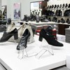 iplusmile 2pcs Clear Acrylic Shoe Store Display Stands Rack Holder