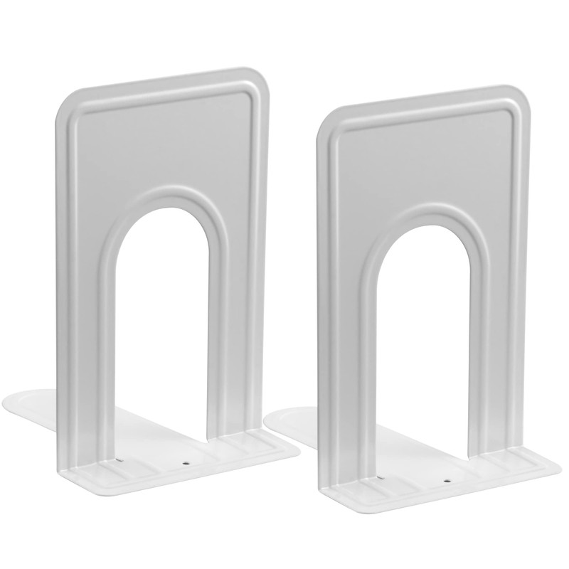 Jazooli Metal Book Ends | Perfect as Bookends for Shelves,