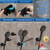 Luxsego Dual Rain Shower Head with Handheld Spray Combo, 8.8