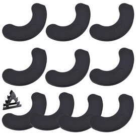 SquEqu 10 Pack Dumbbell Weight Rack Corner Protector Replacement Pads C Shaped Frame Bumper Protective Cover for A-Frame Dumbbell Rack Stand Dumbbell Weight Set Vertical Racks