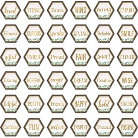 Teacher Created Resources Eucalyptus Positive Words Mini Accents (TCR8476)