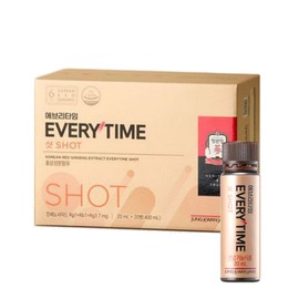 CheongKwanJang Everytime Shot CheongKwanJang Park Bo-Gum Immune Shot Red Ginseng Extract Hong SangJeong Gift 20ml 20 Pieces 1 Set / 정관장 에브리타임 샷 정관장 박보검 이뮨샷 홍삼정 홍상정 선물 20ml 20개입 1세트