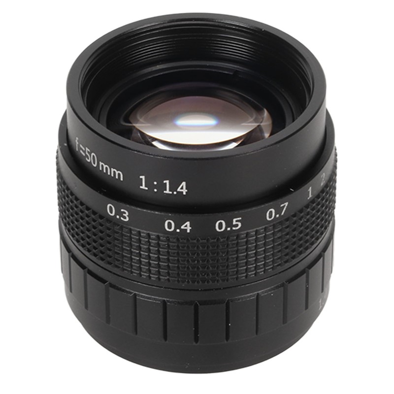 50mm Manual Focus Prime Lens F1.4 C 2/3inch Large Aperture