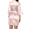 Kimono Bride White | Bridesmaid Pink | Robe Short |