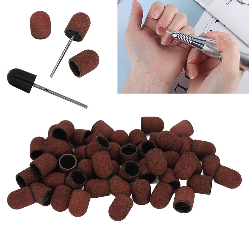 50PCS Nail Drill Bit Sanding Polishing Neat Beautiful Durable Fine