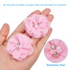 PATIKIL 2" Chiffon Flowers, 30Pcs Fabric Flowers Sewing Appliques Embellishments