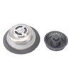 Kitchen Sink Drain Strainer Stopper Set Prevents Clogging 2 in