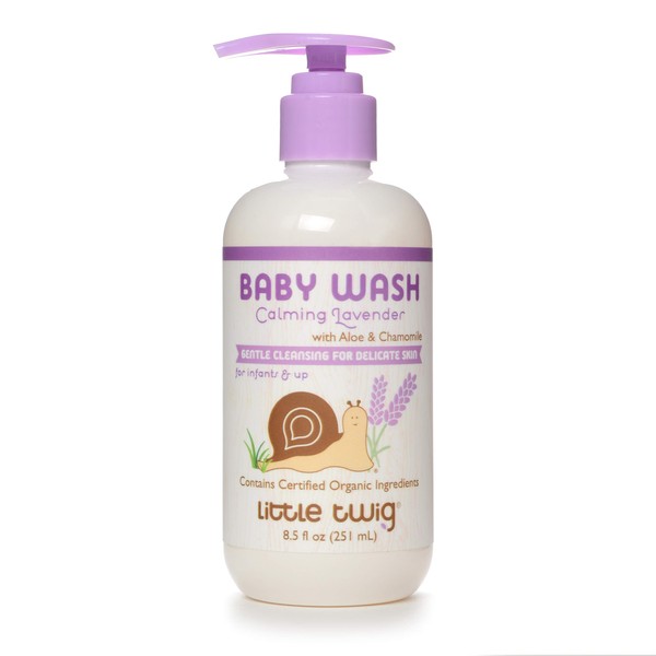 Little Twig Baby Wash, Natural Plant Derived Formula, Lavender, 8.5 fl oz