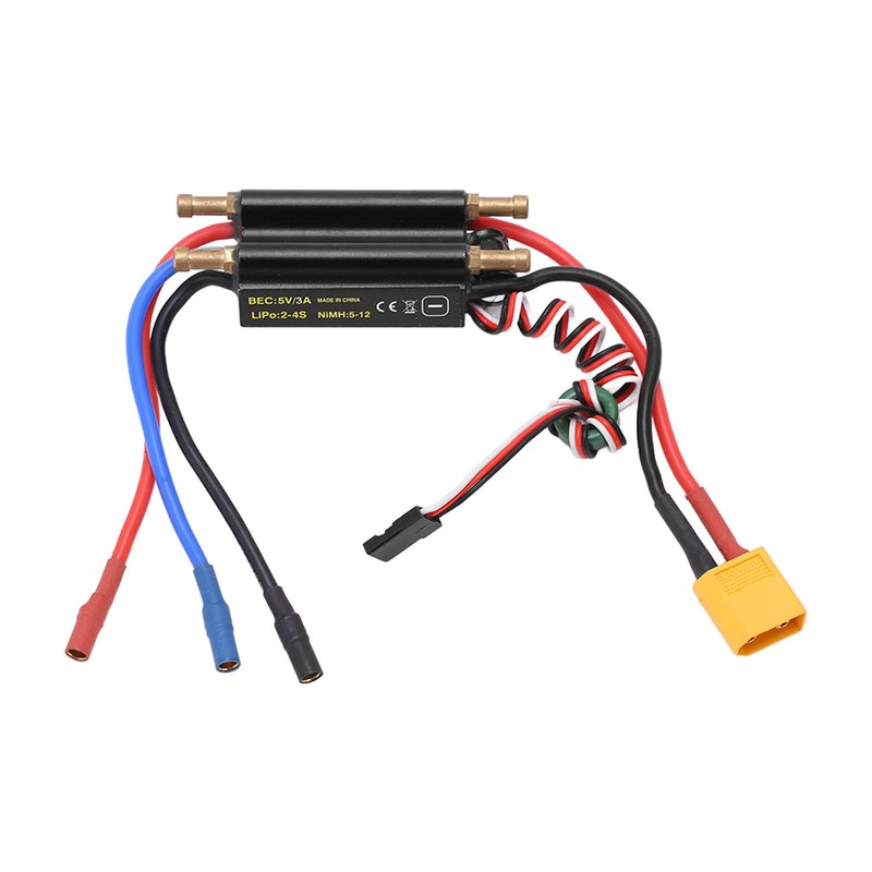 30A RC Boat Waterproof Brushless ESC 2‑4S Electric Speed Controller