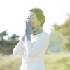 No Sewing Fabric Organic Cotton Yak Neck Warmer, gray