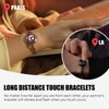 TOTWOO Long Distance Touch Bracelets for Couples| Light up&Vibrate Long