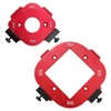 2 Pieces Radius Jig Router Templates Stencils Corner 4 in