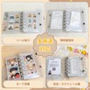 VVOKGO A6 Size Sticker Book for Girls 6 Holes Binder
