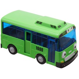 Tayo the Little Bus 120 Metal Die-Casting Bus Toy Push and Go Play Vehicles Toy & Games for Kids, Girls & Boys Animation Character Friends (ROGI The Green Bus)