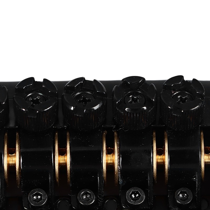 Headless Guitar Bridge Tailpiece Fixed 6 String Electric Guitars Roller