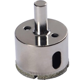 Drilax 1-5/8 Inch Diamond Hole Saw | 3/8" Standard Shank | for Shower Valves, Recessed Lights, Glass Jug Lamps | Drills Tile, Granite, Glass, Stone