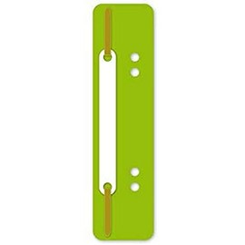 Kangaro 07060-01 Filing Strips A5 2r PP Assorted, Plastic and Steel, Light Green, Box 100 (4 x 25 Pieces), Piece