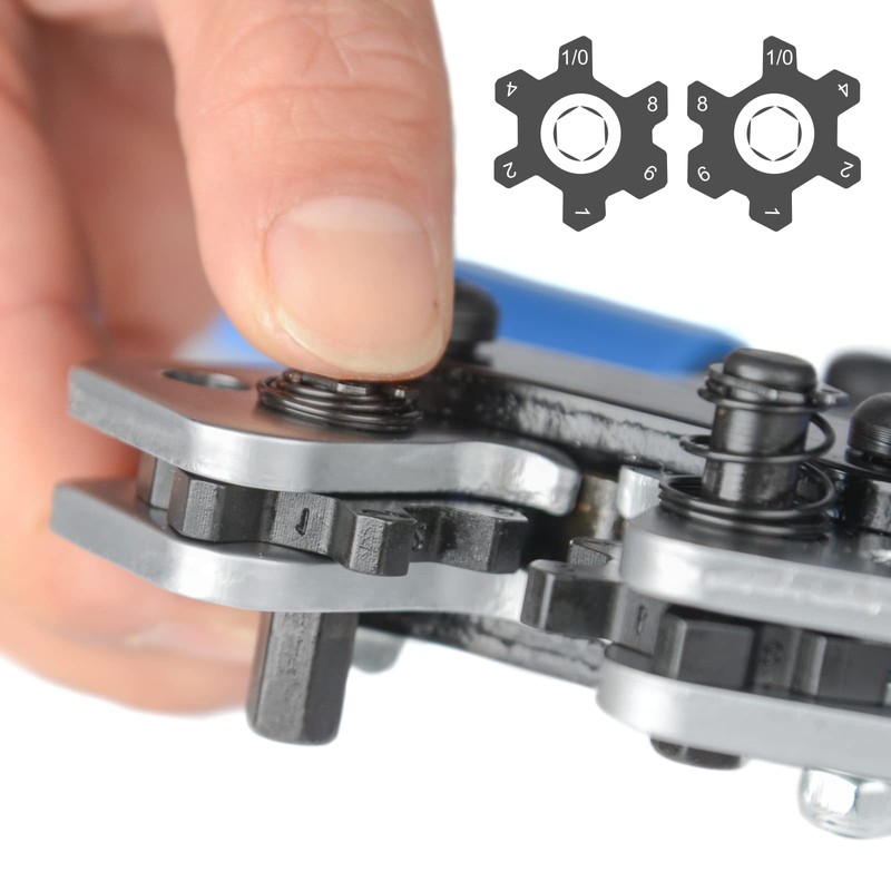 iCrimp Battery Terminal Crimper for Heavy Duty Copper Wire Lugs,Battery