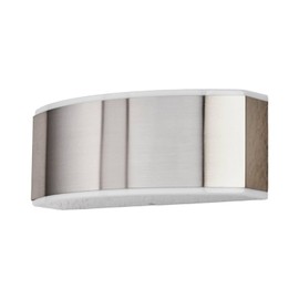 Lindby 'Pacon' (Splash-proof (Modern) in Aluminium Stainless Steel (1 Bulb, E27)