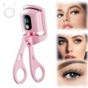 OEKYTOY Heated Eyelash Curler,Electric Eyelash Curler LCD Display 3 Heating