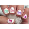 20 Elephant Nail Art Decals
