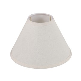 Aspen Creative 58309, Empire Uno Lamp Shade, Cream, 4" Top x 10" Bottom x 7" Slant Height, Slip UNO 33mm