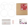 Drum Lampshade Making Kit Twin Pack - Use with Pendant