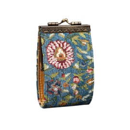 Angelina's Palace Carpet Wallet Vintage Kiss Lock ID Pouch,Clasp Card Holder