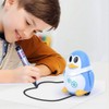Penguin Inductive Toy Follow Drawn Line Toy Cute Penguin Model
