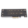 Pcie M.2 Adapter B&amp;M Key NVMe SSD Expansion Card for