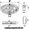 MAYOMAJO 6 Inch Light Canopy Kit with Heavy Duty, Replacement