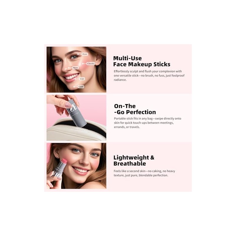 KIMUSE Cream Contour Stick Duo – Barra moldeadora 2 en