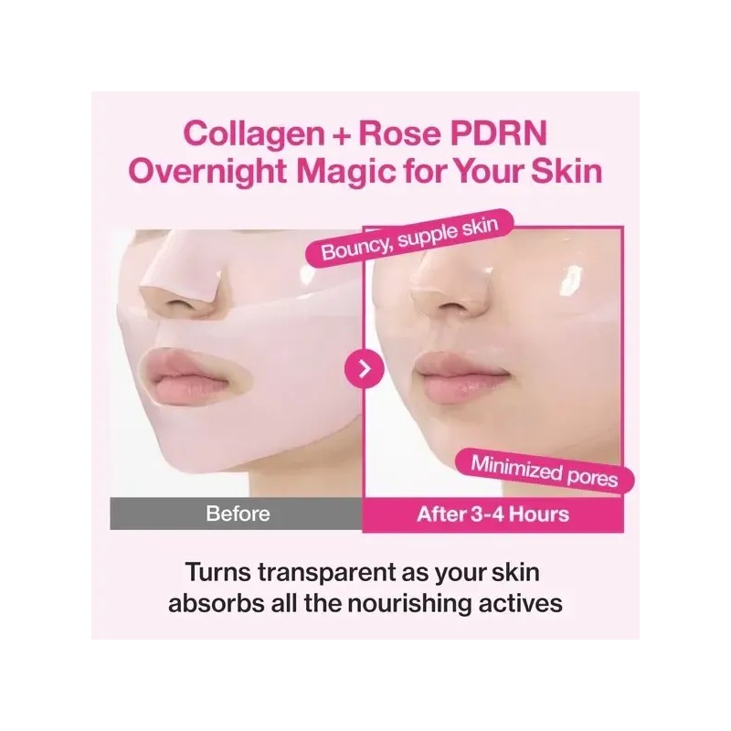 Numbuzin 2 Rose Pdrn Overnight Collagen Mask Todo Tipo De