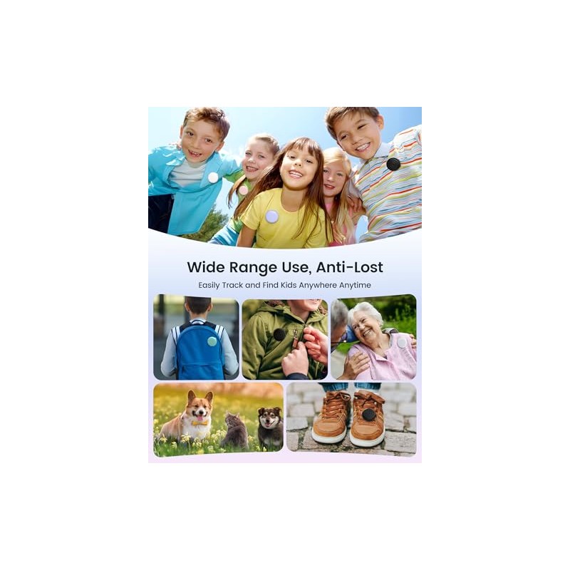 EIZLXQ Discreet Silicone AirTag Holder for Kids and Valuables