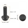 TA-VIGOR 6Pcs M10 x 30mm Hex Flange Bolts, 10.9 Grade