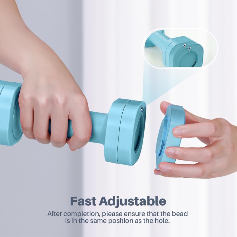 Adjustable Dumbbell Set of 2, 4 in 1 Free Weights