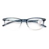V.W.E. Lightweight Progressive Clear Bifocal Reading glasses - No Line