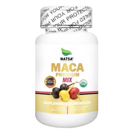Maca Premium, Maca Amarilla, Roja y Negra 300 Cápsulas (3 Frascos 100 Cap c/u), Calidad Premium