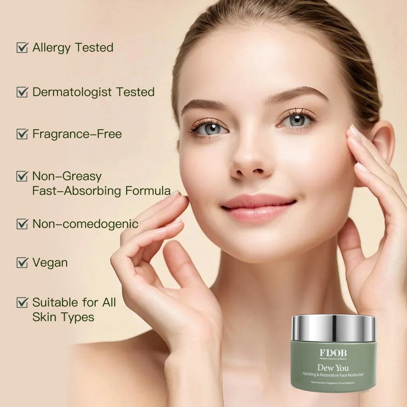 FDOB Dew You Hydrating & Restorative Face Moisturizer - Anti-Aging,