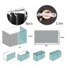 TINGSING Loft Bed Privacy Curtains, 2-Pack Breathable Dustproof Blackout Drapes