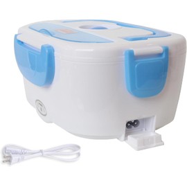 Lonchera Eléctrica Portátil Thermoflex 1.05 Litros para Hogar/Oficina (Azul Claro)