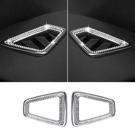 yboueo 2pcs Instrument Panel Air Conditioner Outlet Cover for Volvo S60 V60 2023-2020/ XC60 2023-2018/ XC90 2023-2015/ S90 /V90 Car Interior Bling Accessories Rhinestone Decals