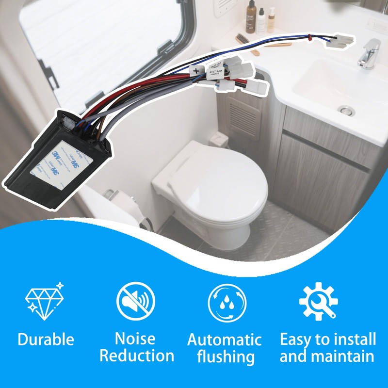 XHEIN 36398 RV Toilet Automatic Flush Controller Fit for Thetford