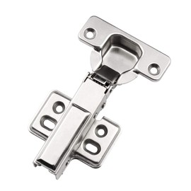 Txinmin Home Cabinet Hinges, 110 Degree Soft Closing Full Overlay Door Hinge for Frameless Face Frame, 2 Pack