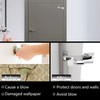 Hinge Pin Door Stopper, 2 Pcs Heavy Duty Hinge Pin