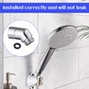 Shower Head Adapter, 1 Pcs 135 Degree Shower Elbow Adapter,