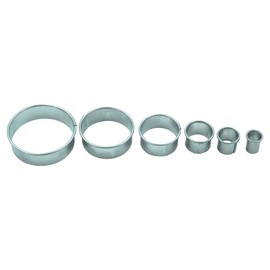 Cookie Cutter Round Smooth Cutters Set of 6 10 / 20 / 30 / 40 / Edels 49 MM