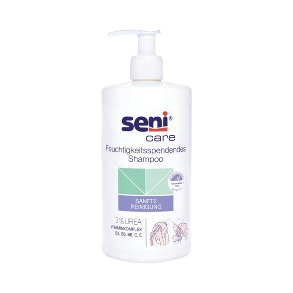 Seni 13913 Care Moisturising Shampoo with 3% Urea 500 Pump Bottle