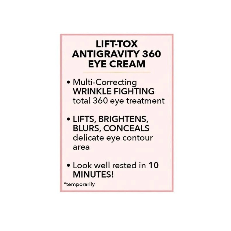 Nakery Beauty Lift-TOX 360 Firming Eye Lift Treatment Cream 1.01
