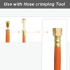 25PCS 7325 Hose Ferrules Brass Fitting, 0.560in ID x 1in